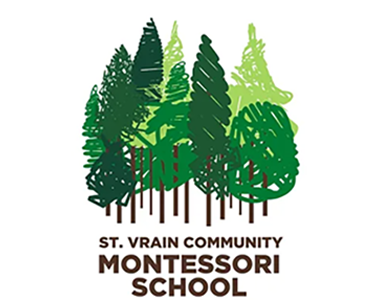 Logo for St. Vrain Community Montessori School