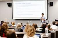 Prateek addresses attendees at Annual Conference 2026