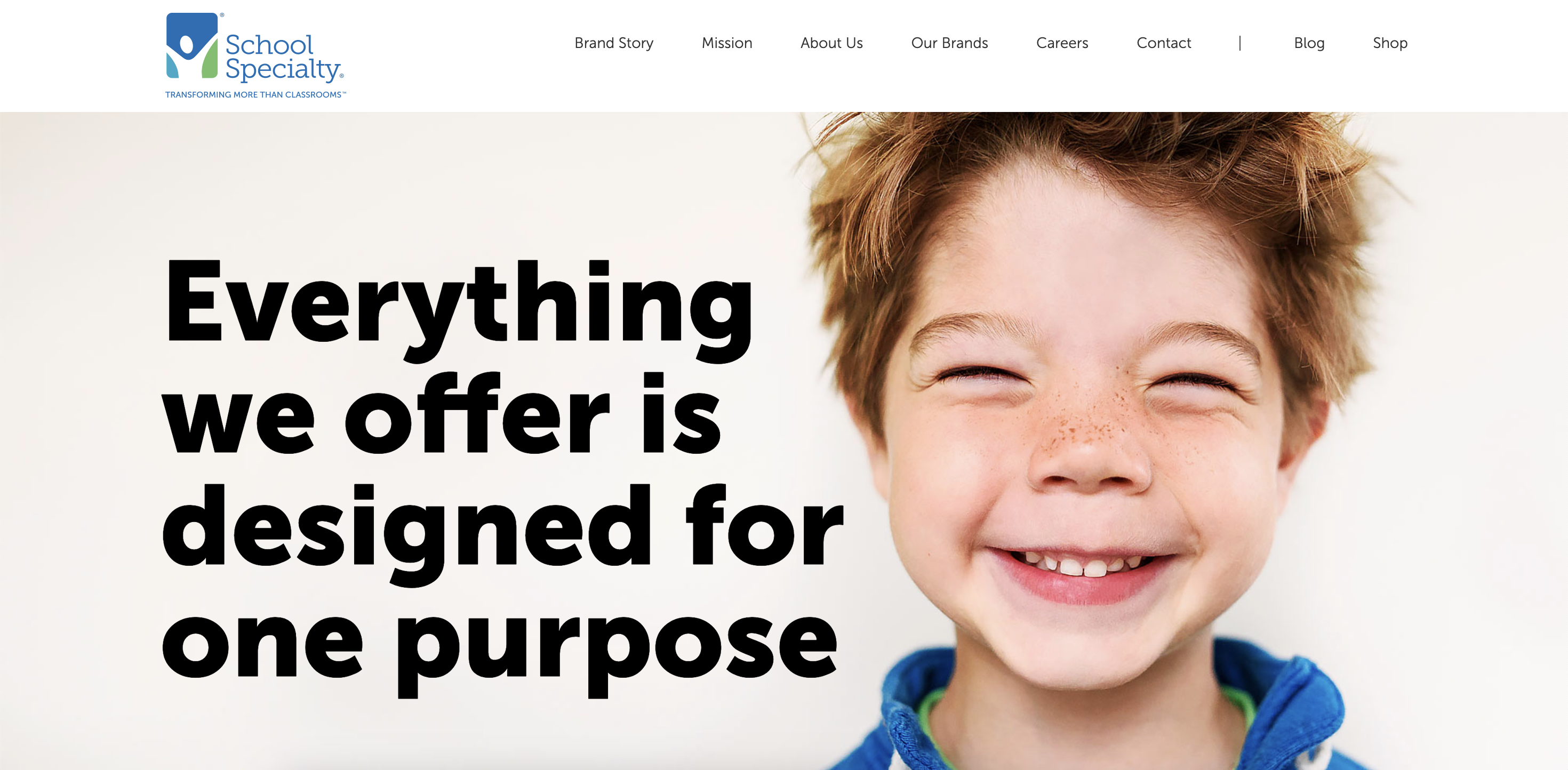 School Specialty homepage screenshot.png